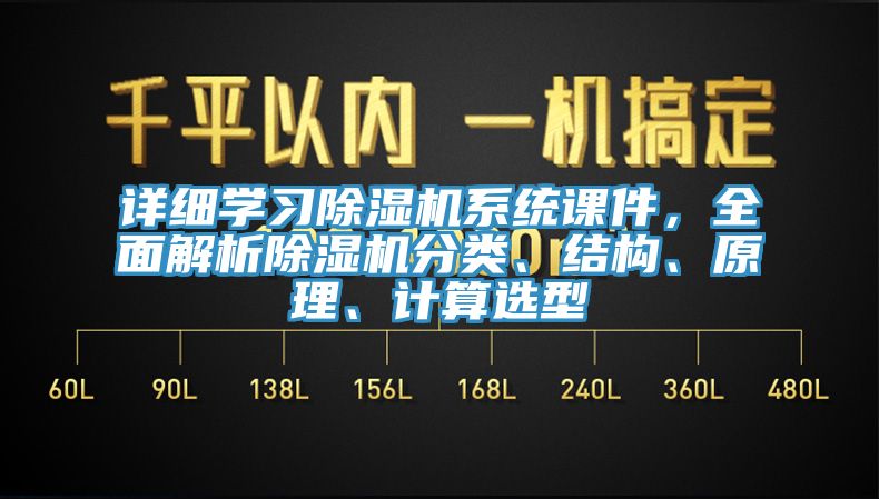 詳細(xì)學(xué)習(xí)除濕機(jī)系統(tǒng)課件，全面解析除濕機(jī)分類、結(jié)構(gòu)、原理、計(jì)算選型
