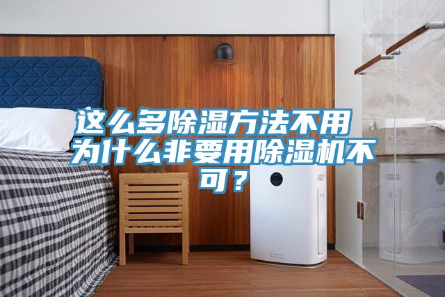 這么多除濕方法不用 為什么非要用除濕機不可？