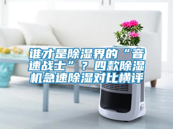 誰(shuí)才是除濕界的“音速戰(zhàn)士”？四款除濕機(jī)急速除濕對(duì)比橫評(píng)