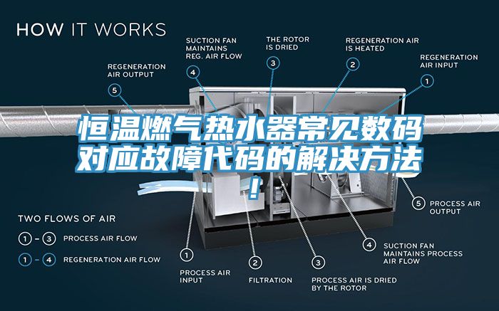 恒溫燃氣熱水器常見數(shù)碼對應故障代碼的解決方法！