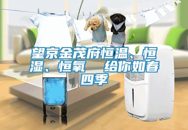望京金茂府恒溫、恒濕、恒氧  給你如春四季