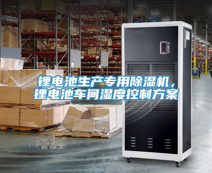 鋰電池生產(chǎn)專(zhuān)用除濕機(jī)，鋰電池車(chē)間濕度控制方案