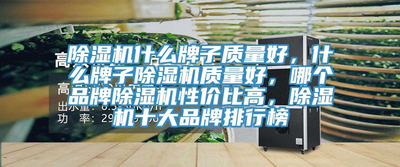 除濕機什么牌子質(zhì)量好，什么牌子除濕機質(zhì)量好，哪個品牌除濕機性價比高，除濕機十大品牌排行榜