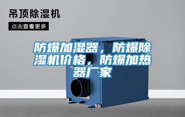 防爆加濕器，防爆除濕機(jī)價(jià)格，防爆加熱器廠家