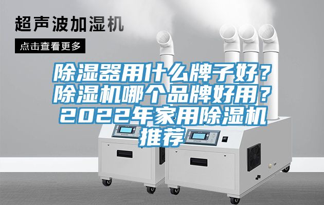 除濕器用什么牌子好？除濕機哪個品牌好用？2022年家用除濕機推薦