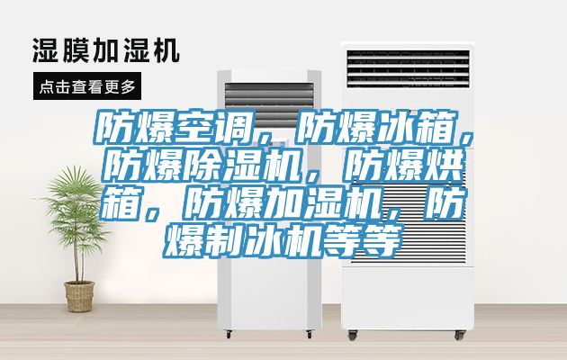 防爆空調(diào)，防爆冰箱，防爆除濕機(jī)，防爆烘箱，防爆加濕機(jī)，防爆制冰機(jī)等等