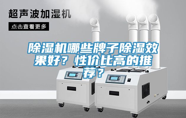 除濕機(jī)哪些牌子除濕效果好？性?xún)r(jià)比高的推薦？