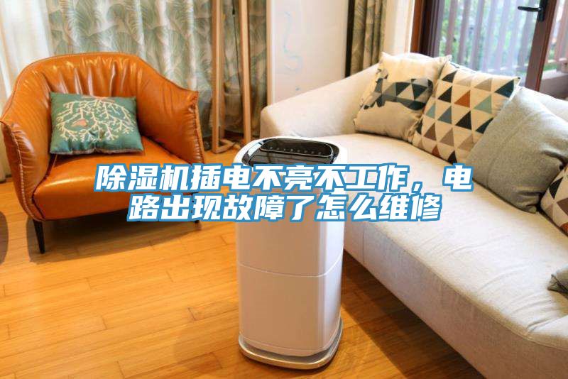 除濕機(jī)插電不亮不工作，電路出現(xiàn)故障了怎么維修