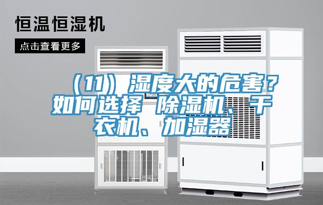 （11）濕度大的危害？如何選擇 除濕機、干衣機、加濕器