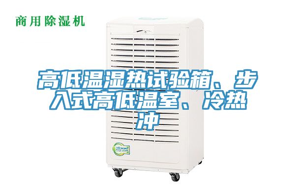 高低溫濕熱試驗箱、步入式高低溫室、冷熱沖