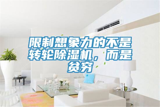 限制想象力的不是轉(zhuǎn)輪除濕機(jī)，而是貧窮